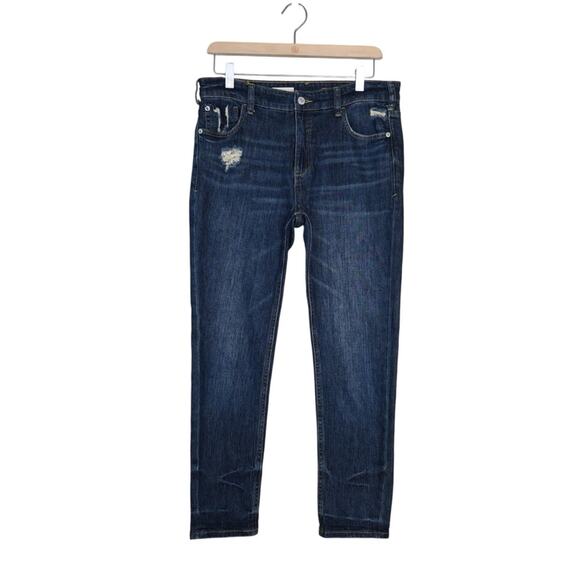 Pilcro Womens 26 Distressed Straight Leg Ankle Jean - Picture 1 of 12